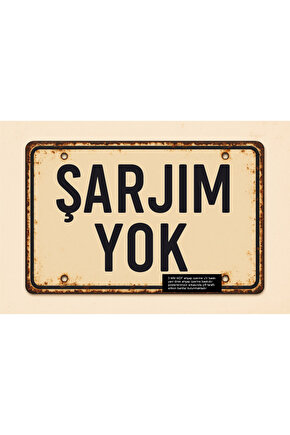 şarjım yok komik esprili atarlı sözler duvar yazıları retro ahşap poster tablo