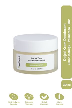 Citrus Tree Doğal Krem Deodorant 30 ml | Limon Portakal Mür