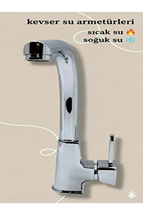 Lotus Kuğu Mutfak Batarya Uzun Boru