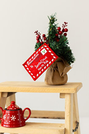 Santa Yeni yıl dilek zarfı Yılbaşı dilekleri noel baba zarfı