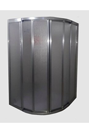 100*100 H:180 Parlak Profilli Oval Mika Duşakabin