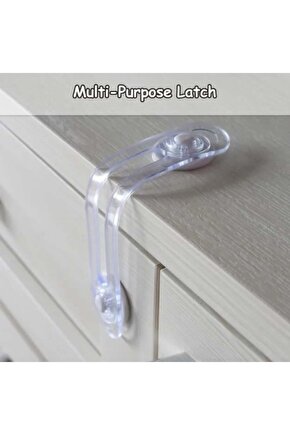 Play Safe 6lı Şeffaf Çok Fonksiyonlu Bebek Güvenlik Kilidi