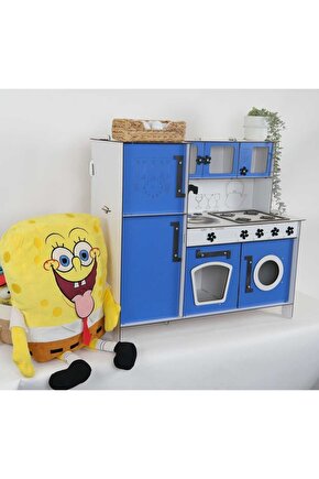 Ahşap Oyuncak Mutfak Buzdolaplı