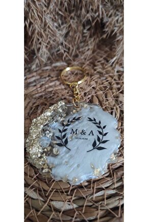 Epoksi Anahtarlık 15 Adet Söz Nişan Kına Nikah Özel Gün