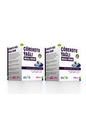 Çörek Otu Yağlı Krem 210 ml. x 2 Kutu