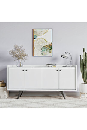 Alora Tv Sehpası, Konsol Beyaz