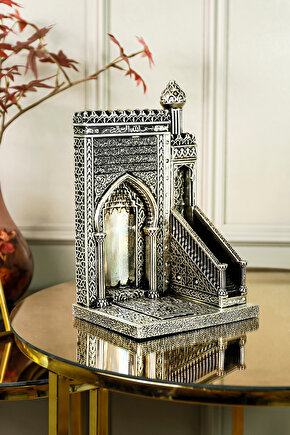 BİBLO HEDİYELİK OBJE MİHRAP MİNBER LÜKS DEKORATİF SÜS