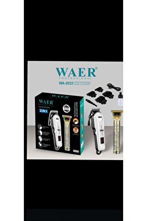 Profesyonel WA-2023 2si 1 Arada Profesyonel Saç ve Sakal Kesme Makinesi Seti