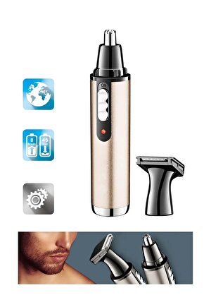 Pro Şarjlı Kulak Burun Kılı Temizleme Tüy Kesme Ense Favori Düzeltme Tıraş Makinesi