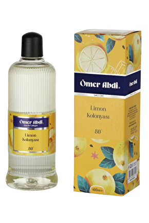 Limon Kolanyası 80 Derece Pet Şişe 400ml-Limon Kolonyası