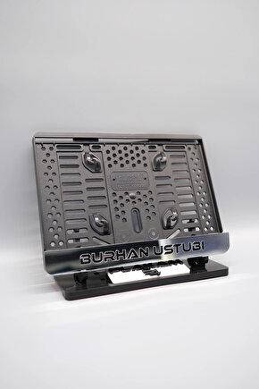 GÜMÜŞ KİŞİYE ÖZEL İSİMLİ PLEKSİ MOTOR PLAKALIĞI