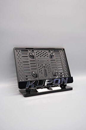 KUPON GÜMÜŞ PLEKSİ MOTOR PLAKALIĞI