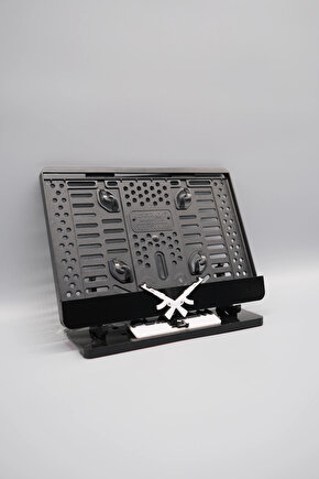 ÇAPRAZ KELEŞLER 3D KABARTMALI PLEKSİ MOTOR PLAKALIĞI