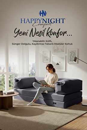 Sofya Aktivite Koltuğu | Oyun Koltuğu | Sünger Koltuk | Sinema Koltuğu | 90x180