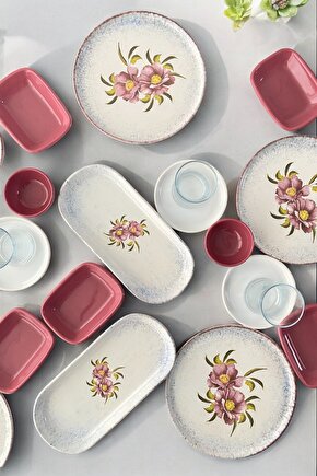 Polya 30 Parça 6 Kişilik Kahvaltı Takımı