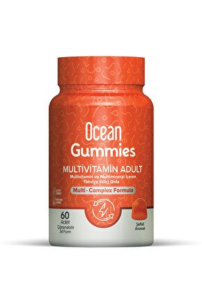 Gummies Multivitamin ADULT 60 Çiğnenebilir Jel Form
