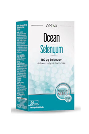Orzax Selenyum 100 Mcg 30 Tablet