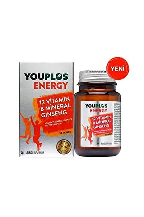 Youplus 12 Vitamin 8 Mineral Ginseng 30 Tablet