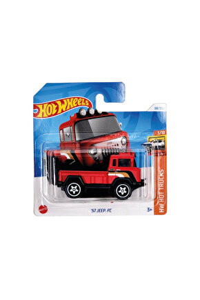 164 Ölçek Tekli Regular Arabalar HTD21 Hw Hot Trucks  57 Jeep FC