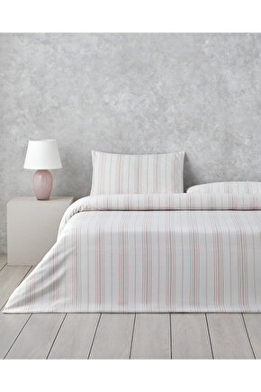 Crystal Vibe İpliği Boyalı Çift Kişilik Çarşaflı Nevresim Takımı 200x220 cm Pembe