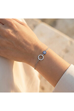 Taşlı Halka Bileklik