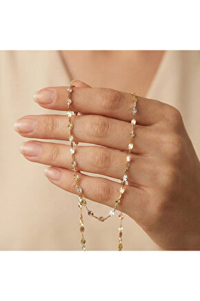 3 Renk Italyan Zincir Kolye