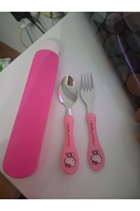 Çocuk kaşık ve çatal setı kutulu