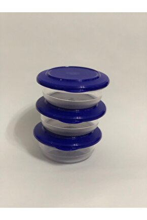 Kristalin   275 ml Mavi Kapak Kristal 3lü Set