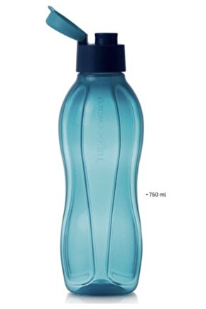Eko Şişe 750 Ml Koyu Mavi Pratik Kapak Matara Suluk Esc