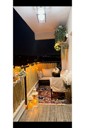 Doğal Hasır Kamış Çit 1 X 2,50 bahçe çiti gölgelik balkon çiti