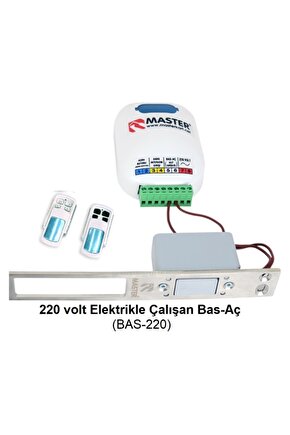 Kumandalı Elektrikli Bas-aç Smart Lock Elektromanyetik Bas Aç