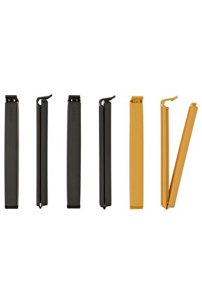 BEVARA

paket mandalı, antrasit-koyu sarı, 6 parça