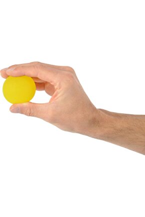 Maxi El Parmak Güçlendirme Egzersiz Yuvarlak Top Sarı (en Hafif)