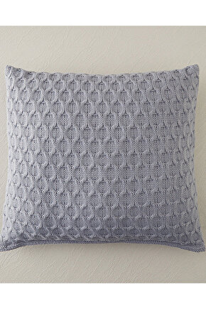 Velvety Triko Kırlent Kılıfı Gri