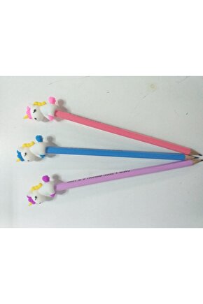 Unicorn Kalem Başlığı Ve Kurşun Kalem Seti