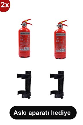 Yangın Tüpü Söndürücü Askısı Plastik 2 Adet , 1 Kg 2 Adet Araç Tüpü