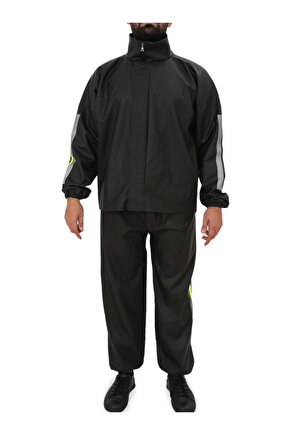 Motosiklet Yağmurluğu Alt Üst Takım Pvc Su Geçirmez Motorcu Yağmurluk - Kurye Yağmurluk