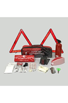 Dikdörtgen Trafik Ve Ilkyardım Seti Araç Yangın Söndürme Seti Ekonomik
