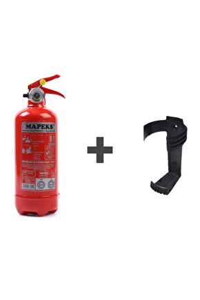 1kg Yangın Tüpü Ve Plastik Aparatı 2li Set