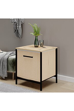 Çok Amaçlı Dolap 1 Çekmeceli Komodin Sehpa