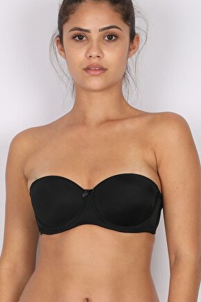 Moonlight Kadın Siyah Desteksiz Sütyen