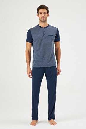 O Patlı Kısa Kol Pijama Takımı