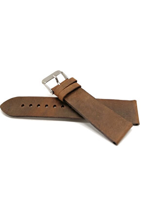 Fosil &Her Saate Uyumlu Hakiki Grizi Deri Saat Kordonu  22 Mm  0222