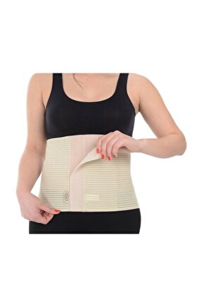 Unisex Bej Abdominal Karın Korsesi S