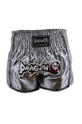 MT3076 Shiny Muay Thai Gri Kick Boks Şortu