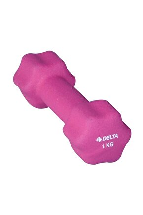 1 Kg x 1 Adet Deluxe Neopren Kaplı Fuşya Demir Dambıl