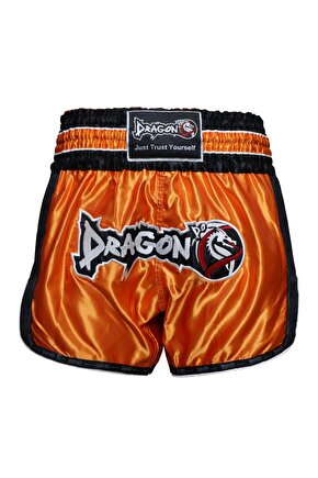 MT3075 Retro NEO Muaythai Şortu Muay Thai Şort Turuncu