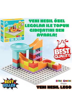 Creative Blok 35 Parça - Slide Blocks 35 Parça - Lego Oyuncakları - Yaratıcı Top Oyunu - Creative Le