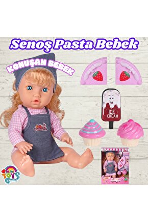 Senoş Pasta Yiyor - Türkçe Konuşan Senoş Et Bebek - Konuşan Bebek - Senoş Bebek - Pasta Et Bebek - S