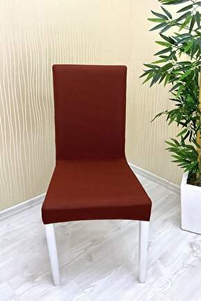 Standart Model Mikro Sandalye Örtüsü 4 Adet (KİREMİT)